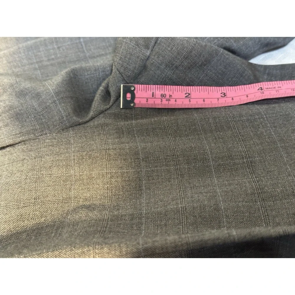 RALPH LAUREN Men's 34X 30 Gray Dress Pants Pleated‎ Cuffed Pre-owned Excellent - Picture 11 of 12